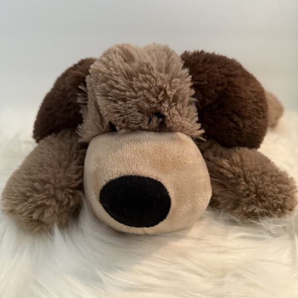 Warmies Cozy Plush - Brown Dog Laying 15” Therapy Microwavable Heatable Toy - Picture 4 of 4